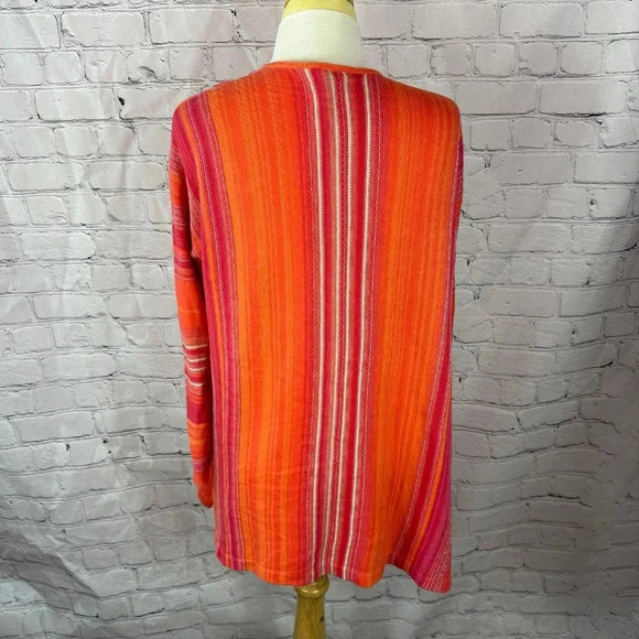 J.Jill bright colored open front cardigan perfect for coverup size medium petite - Picture 3 of 7